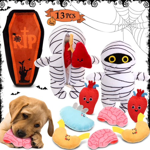 13 Pcs Halloween Hide and Seek Dog Toys